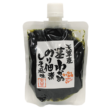 天草産 茎わかめ のり佃煮(しそ風味)  180g