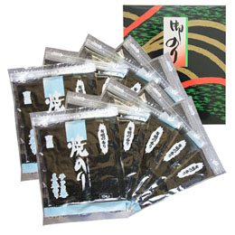 焼き海苔【特選】10枚×10袋 化粧箱入