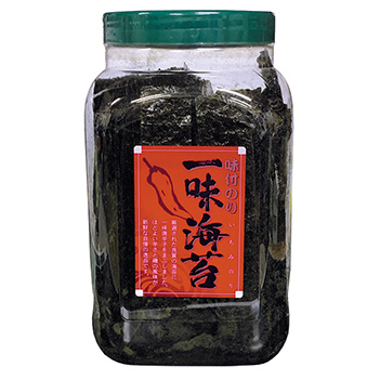 おむすびカット【一味海苔】 ※トッピングの唐辛子が変わりました。